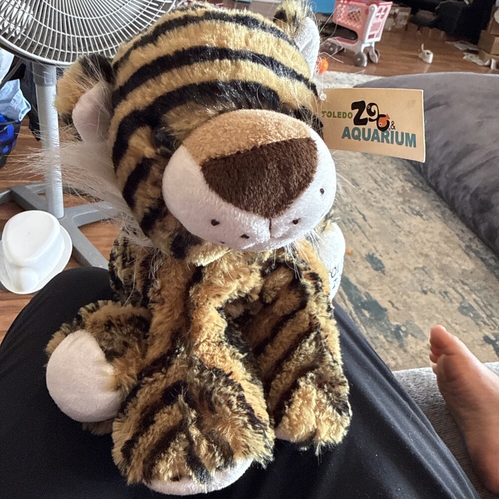 Toledo Zoo And Aquarium Plush Tiger New Tag